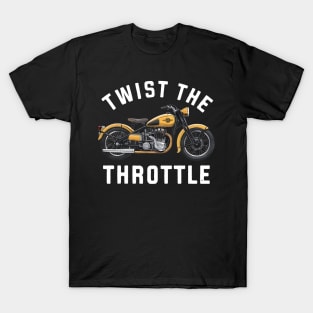 Twist the Throttle Vintage Bike T-Shirt